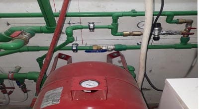 تمديد غاز مركزي للمنازل