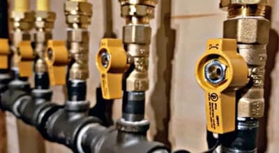 تمديد مواسير الغاز